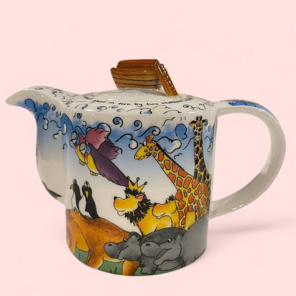Adorable Noah’s Ark themed pitcher Paul Cardew 2008 england